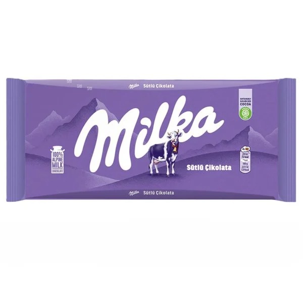 Milka Sütlü Çikolata Tablet 80 gr